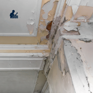 reparar una fachada dañada