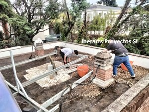 Reforma de albañilería en Madrid — estado ANTES